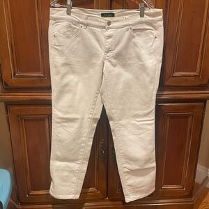 White House Black Market white jeans